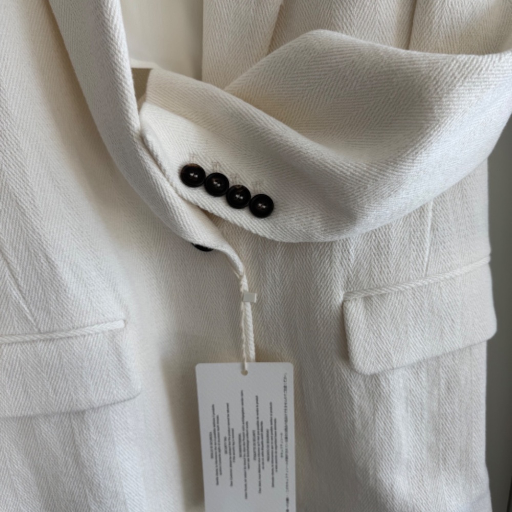 NWT Brunello Cucinelli Cotton Linen Blazer - Picture 5 of 16